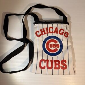 Chicago Cubs Game Day Pouch Purse MLB Baseball Shoulder Cross Strap Profanity